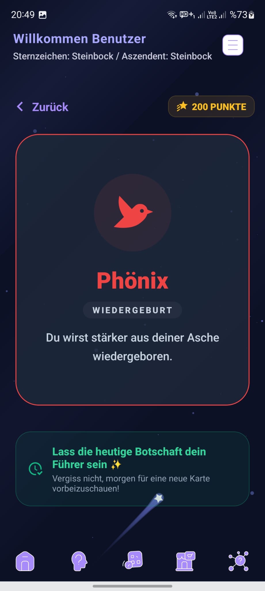 Karte des Tages