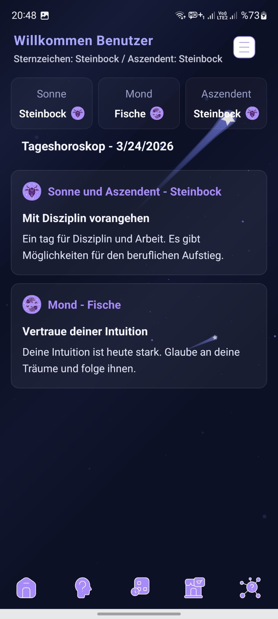 Tageshoroskop